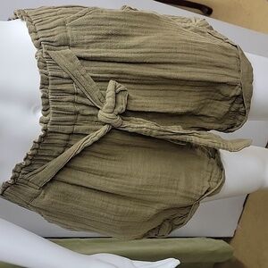 SO Good for Life High Rise Soft Short Army Green Size Large